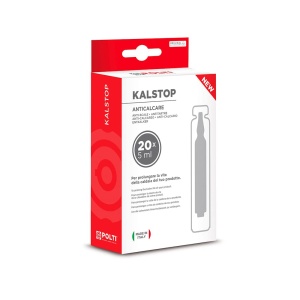 Polti Kalstop PAEU0094, Indepartarea calcarului biodegradabil pentru cazane, 20 fiole de unica folosinta de 5 ml - Img 1