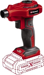 Pompa de aer fara fir Einhell CE-AP 18 Li-Solo Power X-Change (Li-Ion, 18V, debit de aer 670 l/min, presiune de functionare 0,05 bar, fara baterie si incarcator)