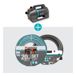 Pompa de gradina Gardena 4100 Silent Set, 4100 lh, 550 W, 20 m furtun - Img 4