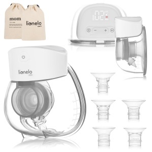 Pompa de san electrica maini libere LIONELO Fidi Free Lumi 2 moduri 9 niveluri masaj pompare afisaj 6 dimensiuni de palnie discret accesorii