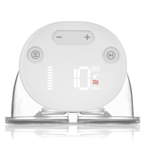 Pompa de san electrica simpla LIONELO Fidi Free 180ml, pompa de san portabila cu 2 faze, maini libere, masaj cu economie de energie 9 niveluri, 3 dimensiuni de palnii din silicon Temporizator - Img 2