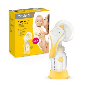 Pompa de san manuala Medela Harmony - Design elvetian compact - Pompa de san manuala cu spate PersonaFit Flex si tehnologie de expresie in 2 faze