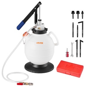 Pompa de ulei VEVOR YS-059A, 7,5 L, manuala, cu 8 adaptoare