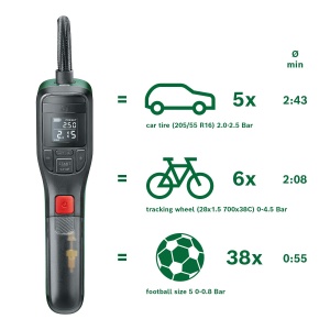 Pompa electrica Bosch EasyPump, 3.0 Ah, 150 PSI, cu LED si USB-C - Img 5