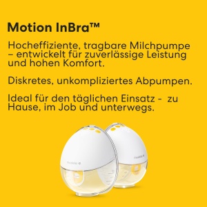 Pompita electrica Medela Motion InBra, 9 trepte, design ergonomic, usoara - Img 3