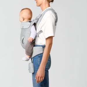 Port-Bebe CYBEX LAYA, autoajustabil, 3-15 kg, culoare Fog Grey - Img 5