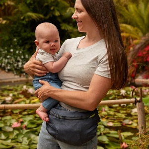 Port-bebe Infantino Fold Go 2-in-1, Compact, Usor, pentru copii 5,5-18 kg, Gri - Img 9