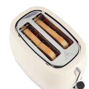 Prajitor de paine Russell Hobbs 28650-56, 900W, 6 trepte de rumenire, Creme - Img 8