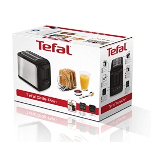 Prajitor de paine Tefal Express TT410D cu 2 felii, negru, otel inoxidabil, 2 felii, 850 W, 160 mm - Img 5