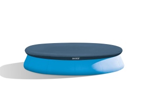 Prelata pentru piscina Intex Easy Set O 366 cm cu orificii de drenaj si fixare simpla