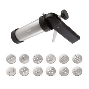 Presa de fursecuri Dr. Oetker din inox cu 12 forme pentru aluat moale