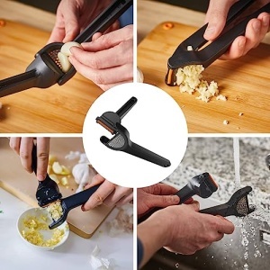 Presa de usturoi Fiskars Functional Form 1028361 Negru Ergonomica si Usor de Curatat - Img 17