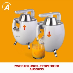 Presa electrica pentru citrice ARDES Juice Art Aspre03W, 500 W, 0,5 l, Alb - Img 6