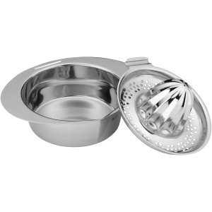 Presa manuala pentru citrice WMF Gourmet 13cm otel inoxidabil cu sita si recipient colector - Img 6