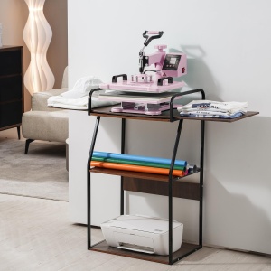 Presa termica multifunctionala VEVOR SJY-H12151M, 1050W, 30x38 cm, roz - Img 9
