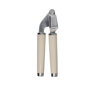 Presa usturoi KitchenAid din otel inoxidabil curatare in masina de spalat vase Almond Creme