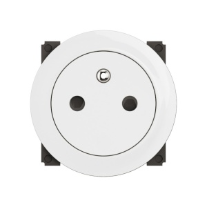 Priza electrica Legrand Celiane cu pamant, alba, design modern, instalare usoara