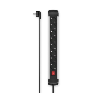 Priza Hama cu 8 gauri intrerupator montare pe perete 15 m prelungitoare cu comutator prelungitoare cu 8 cai priza multipla mufa multipla cu protectie