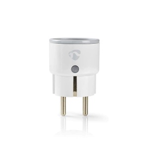 Priza Inteligenta Nedis SmartLife WIFIP110FWT, Wi-Fi, 2500 W, Alb - Img 1