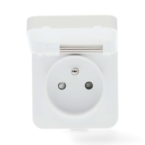 Priza inteligenta Nedis SmartLife Zigbee 3.0 IP44 3680 W alba