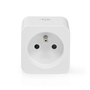 Priza inteligenta Nedis WIFIP121EWT, 3680 W, alba, controlata prin aplicatie