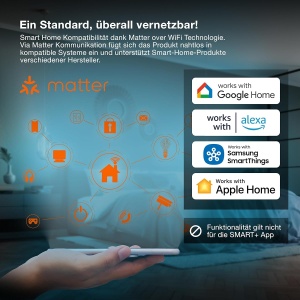 Priza Inteligenta OSRAM cu Matter over WiFi, 2300W, Compatibila cu Alexa si Google Home - Img 3