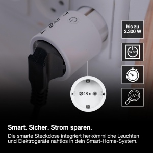 Priza Inteligenta OSRAM SMART ZigBee, Control Energie, 2300W, Alb - Img 3