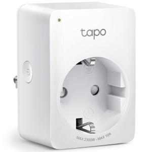 Priza inteligenta TP-Link Tapo P100 Mini Control prin aplicatie Compatibila cu Google Home si Alexa Alb