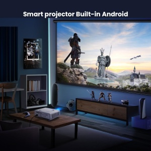 Proiector Gaming BenQ X500i 4K HDR 2200 Lumen, Raspuns 4ms, Short Throw - Img 4