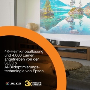 Proiector Laser Epson EH-LS970B, 4000 Lumen, 150 Inch, Negru - Img 9