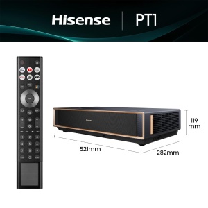 Proiector Laser Hisense PT1, 80-150, 4K, Ultra Short Throw, Negru - Img 5