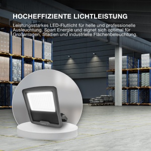 Proiector LED Osram ENDURA FLOOD PC 100W, 12000 Lumen, IP65, Aluminium Recyclet - Img 2