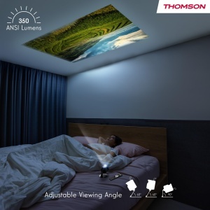 Proiector portabil Thomson Vega PG35B Full HD cu Google TV si acumulator - Img 11