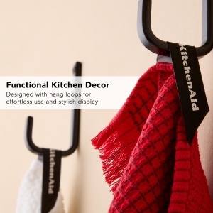 Prosoape de bucatarie KitchenAid Gourmet Series 3 bucati 100 bumbac Passion Red - Img 6