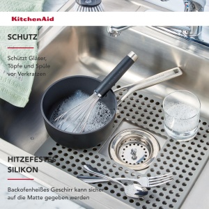 Protectie chiuveta KitchenAid din silicon rezistenta la temperaturi inalte 295 x 34 cm - Img 3