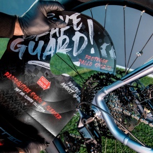 Protectie pentru frane de bicicleta Errecom, cu sac pentru reziduuri, neopren - Img 3
