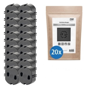 Protectie prize reer reutilizabila neagra set 20 bucati