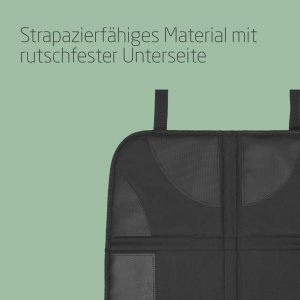 Protectii pentru scaunele spate Maxi-Cosi, accesorii pentru scaunele auto cu fata la directia de mers si spate, protejeaza tapiteria din piele si tesatura, antiderapant, instalare rapida, dimensiuni mari, compatibil ISOFIX, negru - Img 3