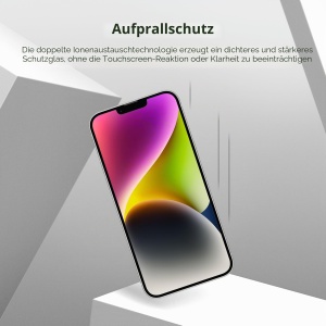 Protector Display Belkin UltraGlass pentru iPhone 14 Plus, 13 Pro Max, Antimicrobian, 9H - Img 3