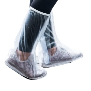 Protector pentru incaltaminte InnovaGoods, 2 bucati, transparentnegrualb, antiderapant, PVC