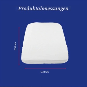 Protector saltea Chicco Next2Me Dream, 100 bumbac, alb, 85x50 cm - Img 4