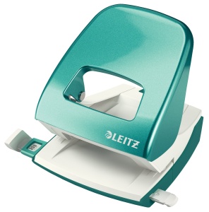 Puncher Leitz NeXXt WOW, 30 foi, metal, ergonomic, culoare eisblau - Img 1