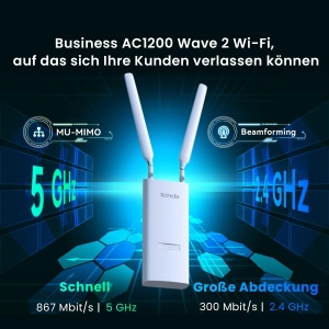 Punct de Acces Exterior Tenda OAP1200 PoE, 1167 Mbits, IP65 - Img 2