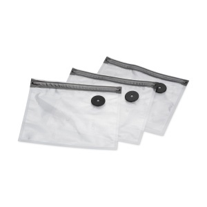 Pungi de vidat reutilizabile CASO Vacu ZIP-Bags 26x23 cm, BPA Free, set 20 buc - Img 2