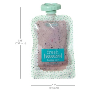 Pungi reutilizabile Infantino pentru hrana bebelusi 100g fara BPA PVC si ftalati - Img 3