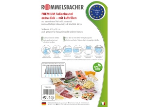 Pungi vidat Rommelsbacher VBS 203 20x30 cm BPA-free reutilizabile set 50 buc - Img 2