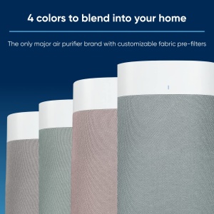 Purificator de aer Blueair 211i Max cu Filtru Textil Moosgrun, Abasabil si Waschbar - Img 3