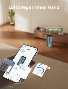 Purificator de aer DREO cu filtru HEPA lavabil pentru incaperi mari - Img 7