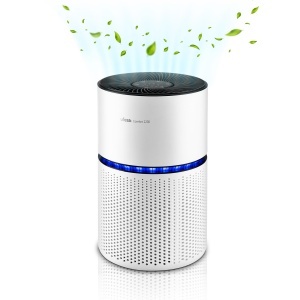 Purificator de aer Ufesa Comfort Air 2200 cu filtru HEPA cu 3 straturi si o rata de purificare a aerului CADR de 220 m3/h, acoperire <=90 m2, 4 viteze, silentios <=55 dB, cronometru 5-24 ore, alb.