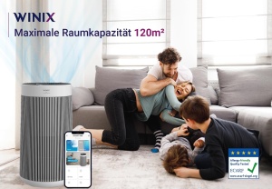 Purificator de aer WINIX T800, 120 m, CADR 500 mh, WiFi - Img 2